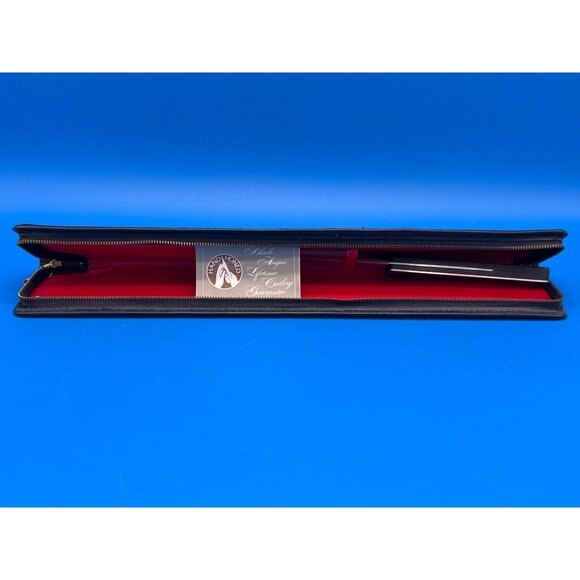 Japanese Yanagiba Slicing Knife With Protective Leather Case - 300mm Stainless S - Picture 8 of 14